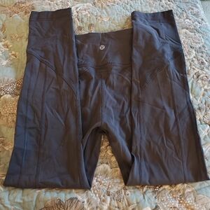 lululemon athletica Women's Dark Grey Leggings Sz 4